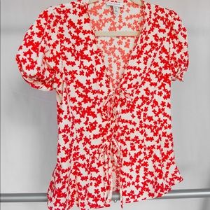 Floral TopShop Blouse